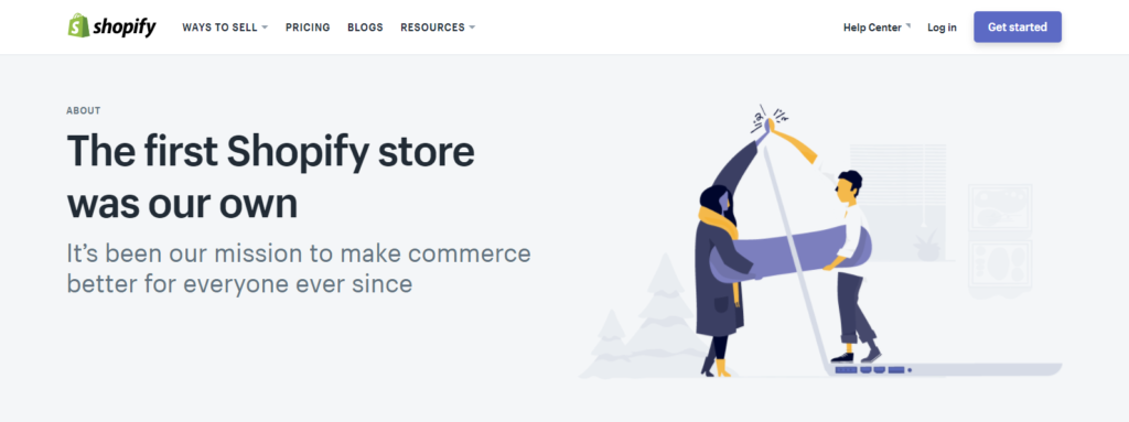 write the best about page