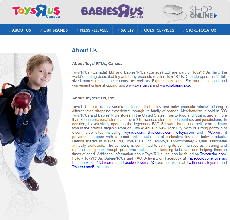 write the best about page